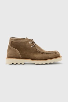 Allsaints: Бежевые ботинки 