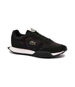 Lacoste: Чёрные кроссовки 