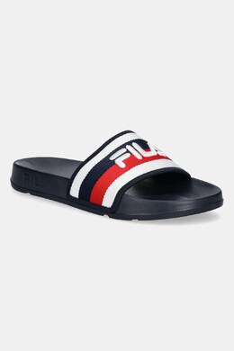 Fila: Тёмные шлёпанцы 