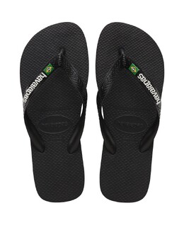Havaianas: Чёрные шлёпанцы 