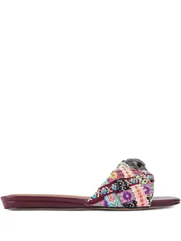 Kurt Geiger London: Многоцветные сандалии 