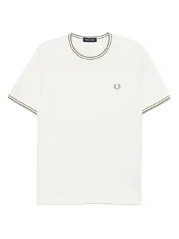Fred Perry: Белая футболка 