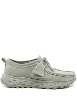 Clarks Originals: Зелёные кроссовки 