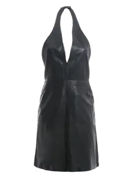 Gianfranco Ferré Pre-Owned: Кожаное платье 
