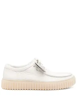 Clarks Originals: Белые кроссовки 