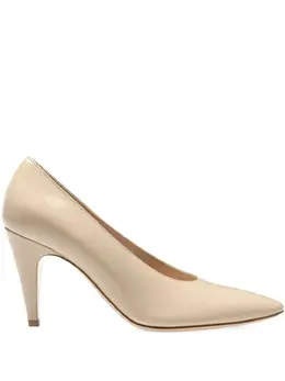 Gianvito Rossi: Бежевые туфли 