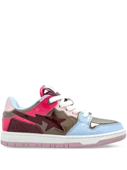 A BATHING APE®: Голубые кроссовки 
