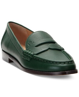 Lauren Ralph Lauren: Зелёные лоферы 