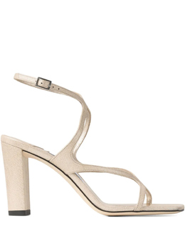 JIMMY CHOO: Золотые сандалии 