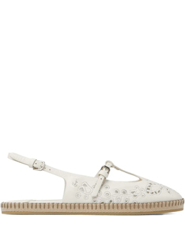 JIMMY CHOO: Белые мокасины 