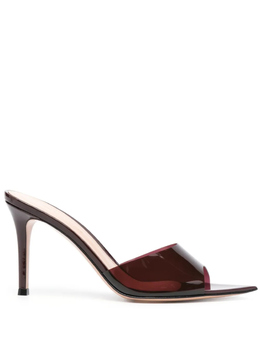 Gianvito Rossi: Красные сабо  Elle 85