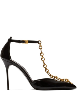Balmain: Чёрные туфли 