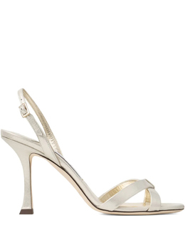 JIMMY CHOO: Золотые сандалии 