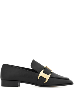Ferragamo: Чёрные лоферы  Vara