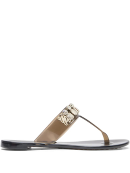 Casadei: Чёрные шлёпанцы 