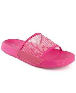 Juicy Couture: Розовые шлёпанцы 