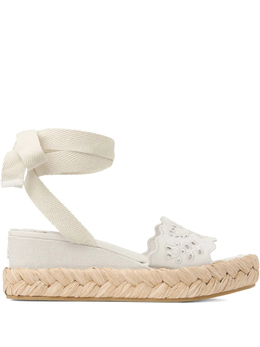JIMMY CHOO: Белые сандалии 
