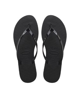Havaianas: Чёрные сандалии 