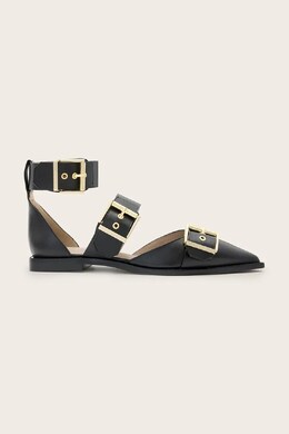 Allsaints: Чёрные балетки 