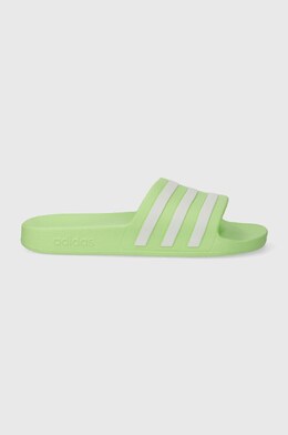 Adidas: Зелёные шлёпанцы  Adilette