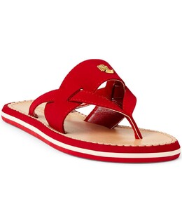 Lauren Ralph Lauren: Красные сандалии 