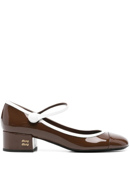 Miu Miu: Двухцветные туфли 