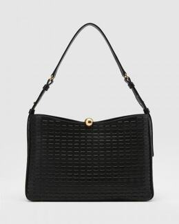 FURLA: Чёрная сумка 
