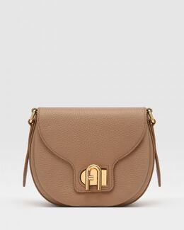 FURLA: Бежевая сумка 