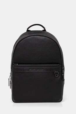 Armani Exchange: Чёрный рюкзак 