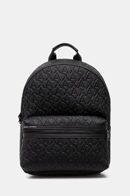 Armani Exchange: Чёрный рюкзак 