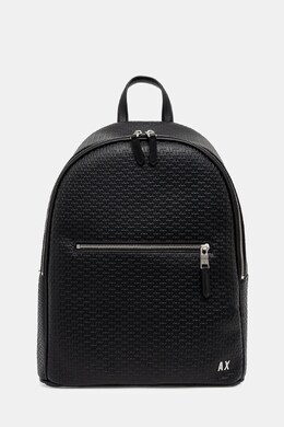 Armani Exchange: Чёрный рюкзак 