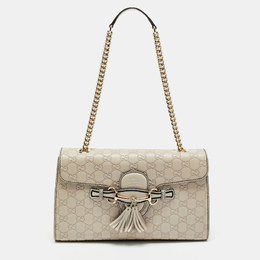Gucci: Белая сумка 