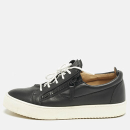 Giuseppe Zanotti: Чёрные кроссовки  Frankie