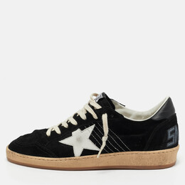 Golden Goose: Чёрные кроссовки  Stardan
