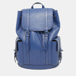 Gucci: Голубой рюкзак  GG