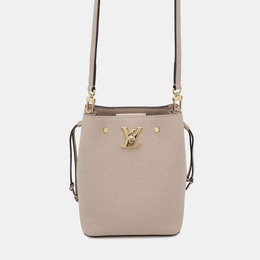Louis Vuitton: Бежевая сумка 
