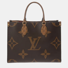 Louis Vuitton: Коричневая сумка-шоппер 