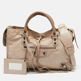 Balenciaga: Светлая сумка  Classic City