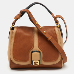 Fendi: Коричневая сумка 