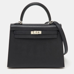 Hermes: Чёрная сумка  Kelly