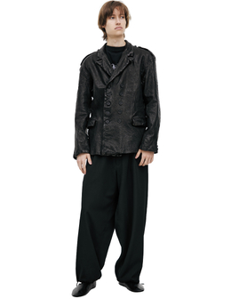Yohji Yamamoto: Кожаные пиджаки 