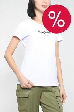 PEPE JEANS: Хлопковая футболка 