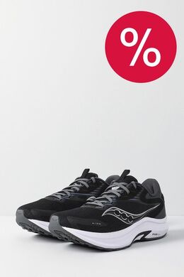 Saucony: Чёрные кроссовки 