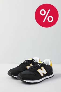 NEW BALANCE: Чёрные кроссовки  500