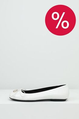 Furla: Белые балетки 