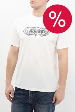 Guess: Хлопковая футболка 