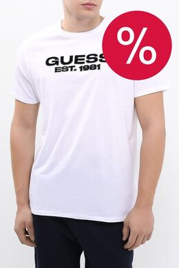 Guess: Хлопковая футболка 