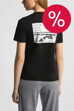 Calvin Klein Jeans: Хлопковая футболка 