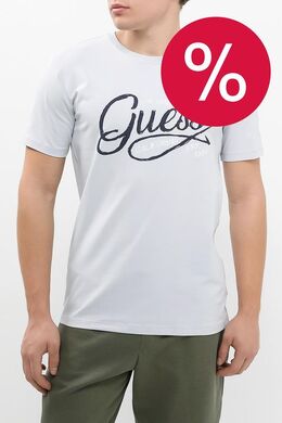Guess: Хлопковая футболка 