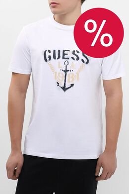 Guess: Хлопковая футболка 